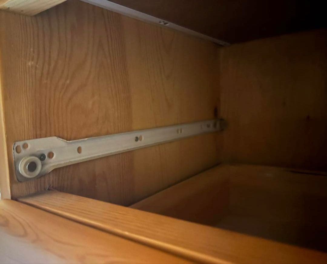 カントリー調　木製7段チェスト