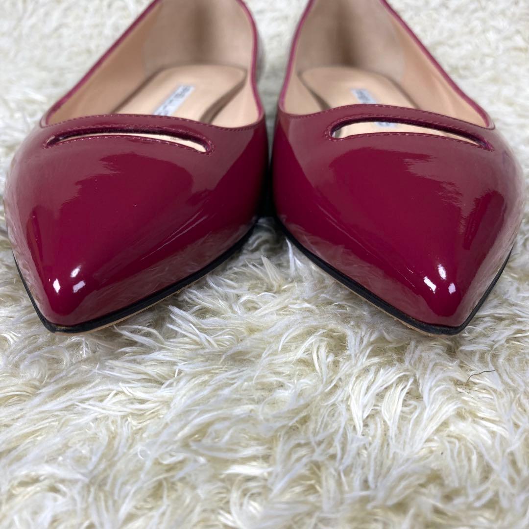 『未使用級』PELLICO ペリーコ アネッリ フラットパンプス エナメル　37