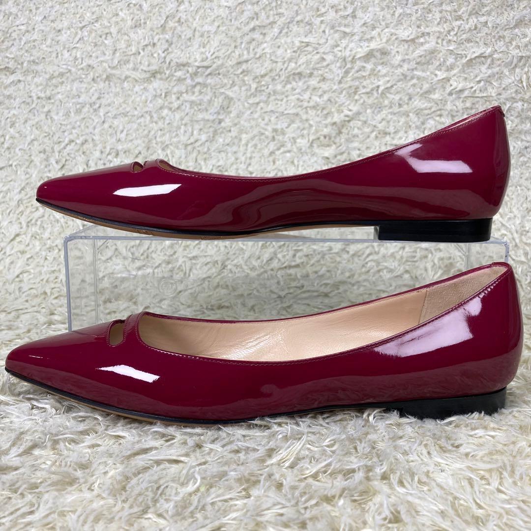 『未使用級』PELLICO ペリーコ アネッリ フラットパンプス エナメル　37