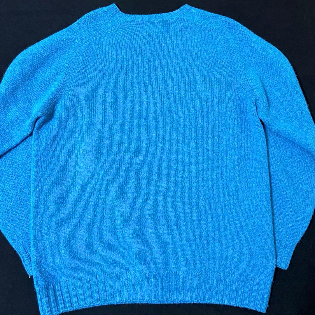 INVERALLAN シェットランドセーター オーセンティック　英国製　青系