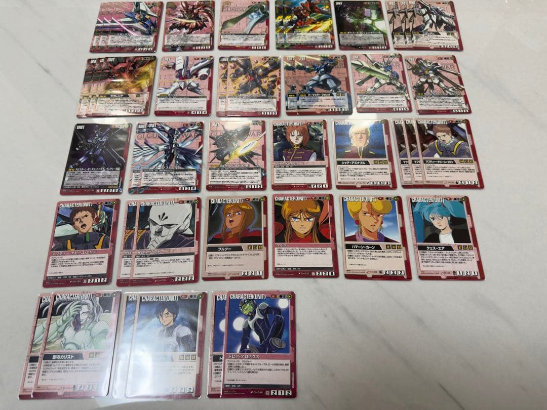 旧ガンダムウォー赤デッキ＆おまとめセットお値下げ中