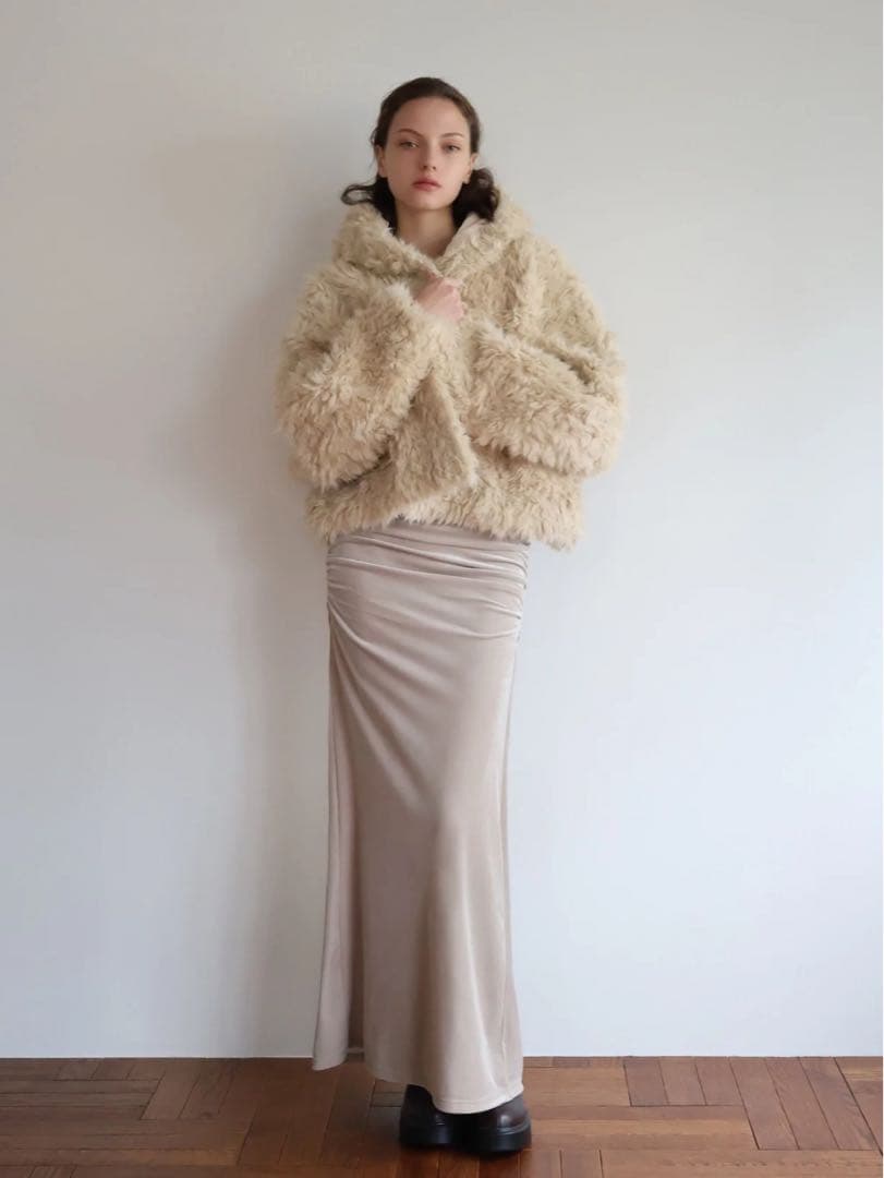 ジャケット・アウター celon poodle fur blouson