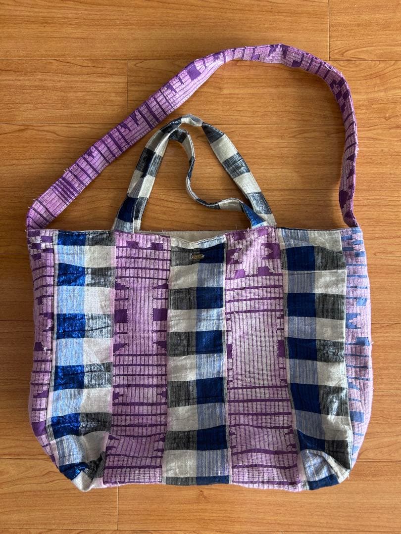 dosa luna bag /チェックジャガードトートバッグ