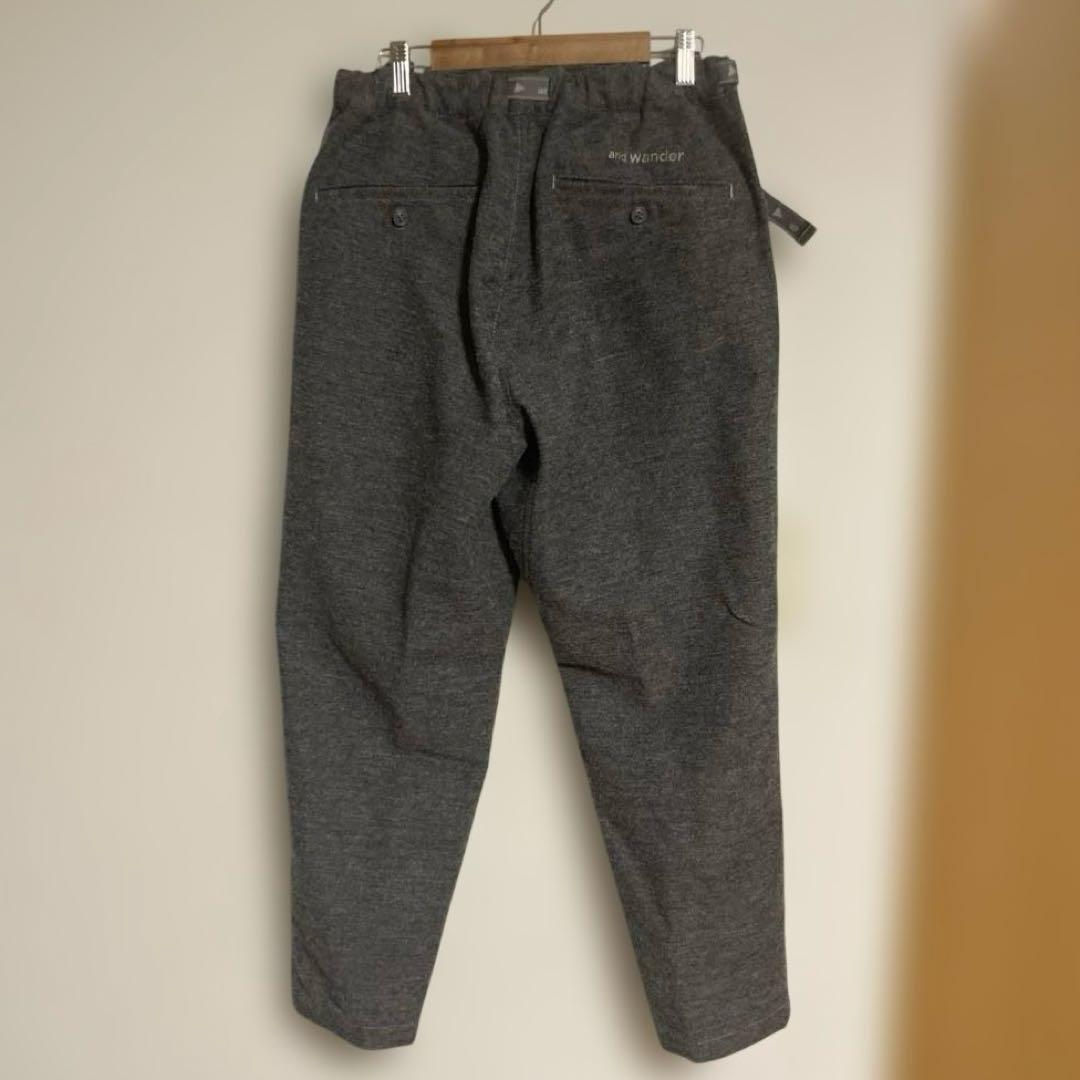 and wander wool twill tapered pants Mサイズ