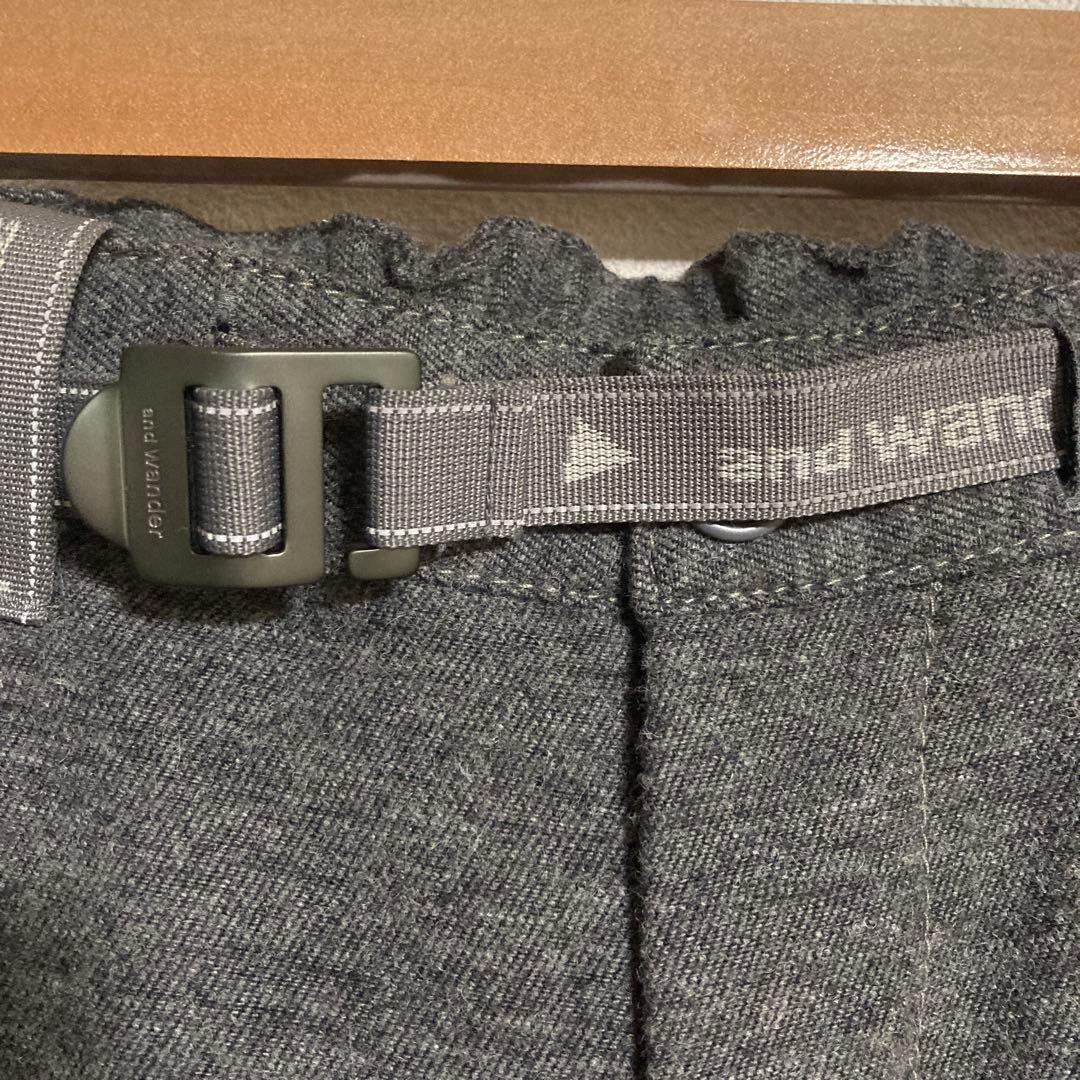 and wander wool twill tapered pants Mサイズ