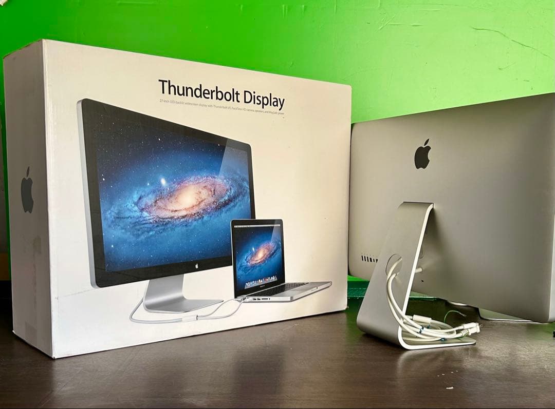 超美品Apple Thunderbolt Display 27インチ　美箱セット