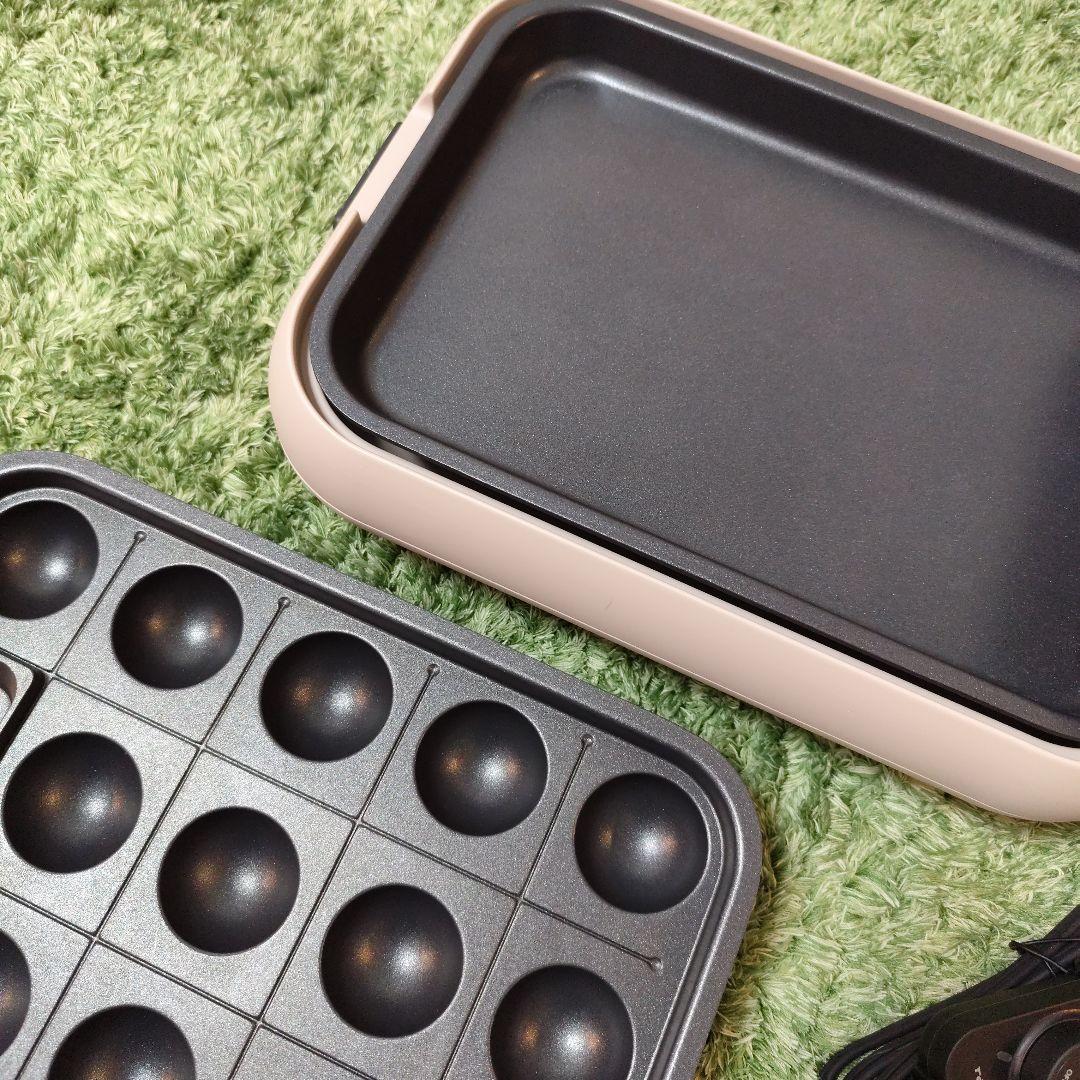 【未使用】＜recolte＞丸洗いできるコンパクトなホットプレート