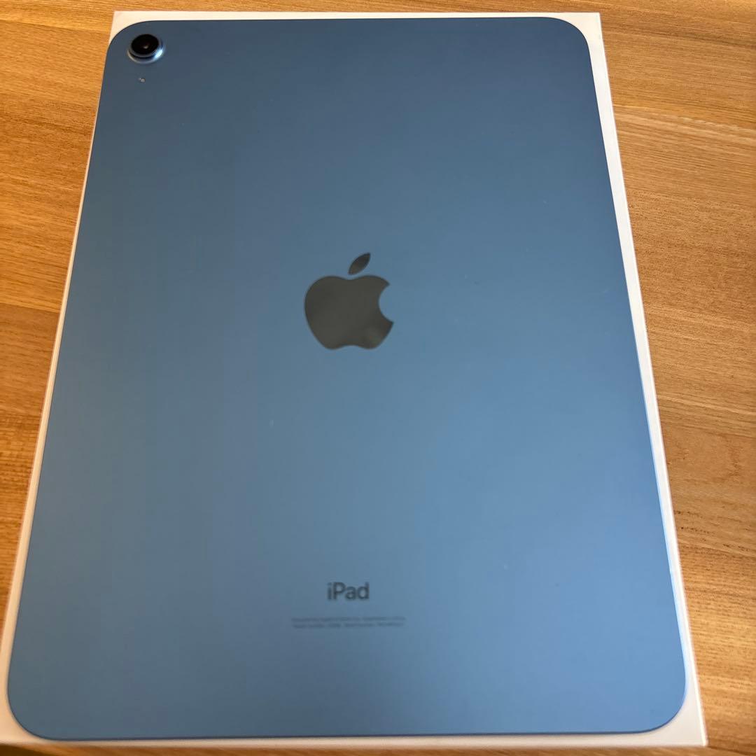 Apple iPad 10 (ブルー, 64GB) 本体