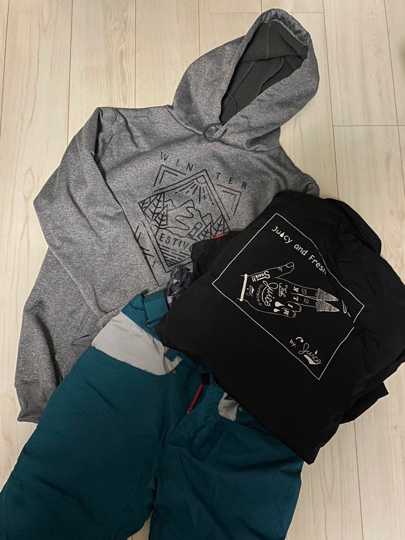 冬用スノーボードウェアセット　カエル