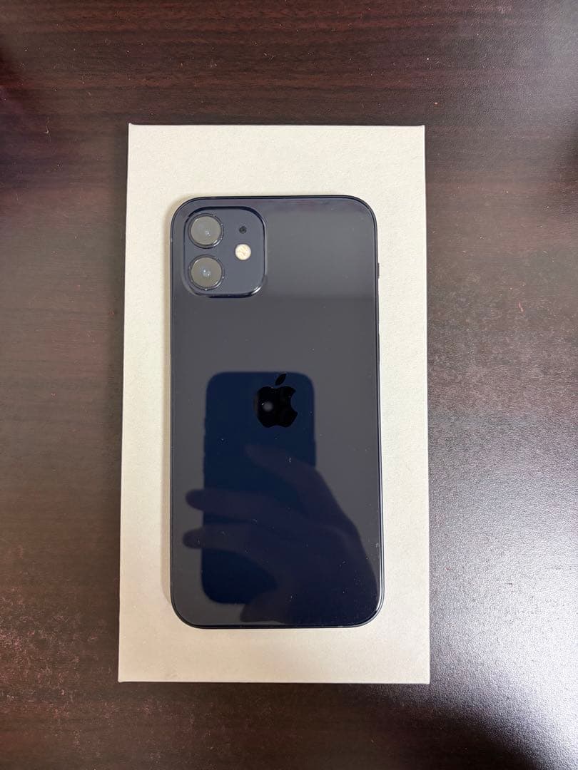 【美品】Apple iPhone 12 ブラック128GB 81% SIMフリー