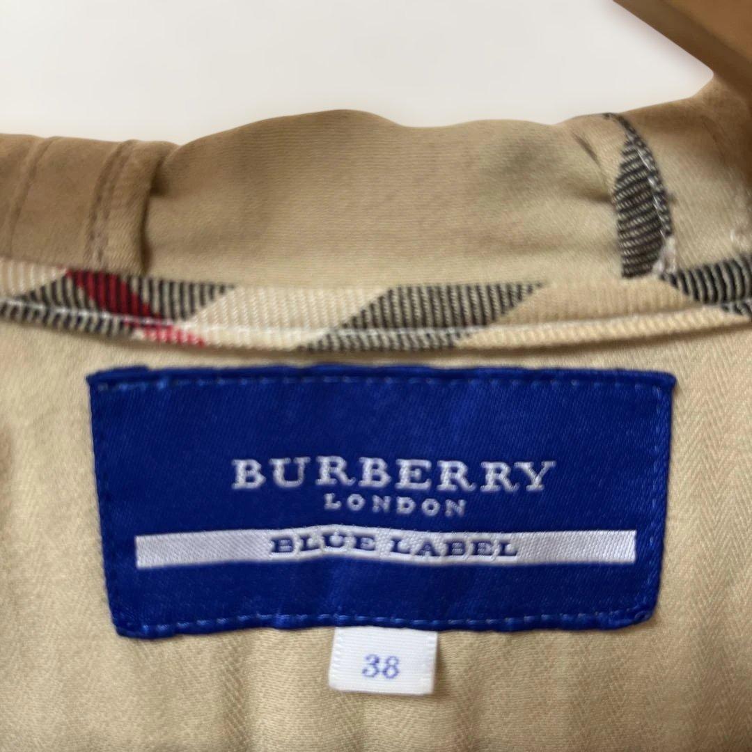 BURBERRY BLUE LABEL フード付きジャケット サイズ38