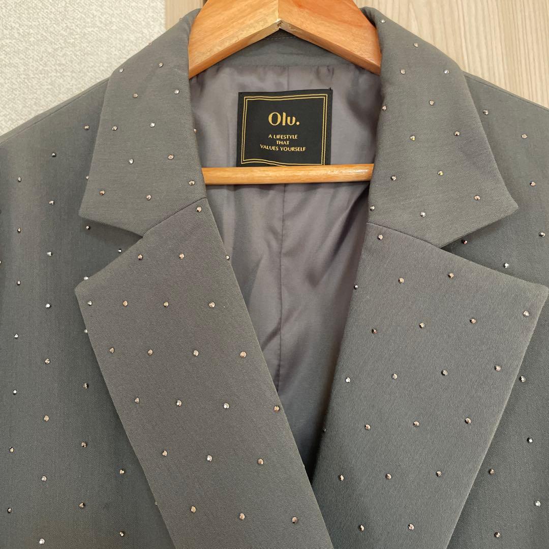 Olu. ラインストーンジャケット