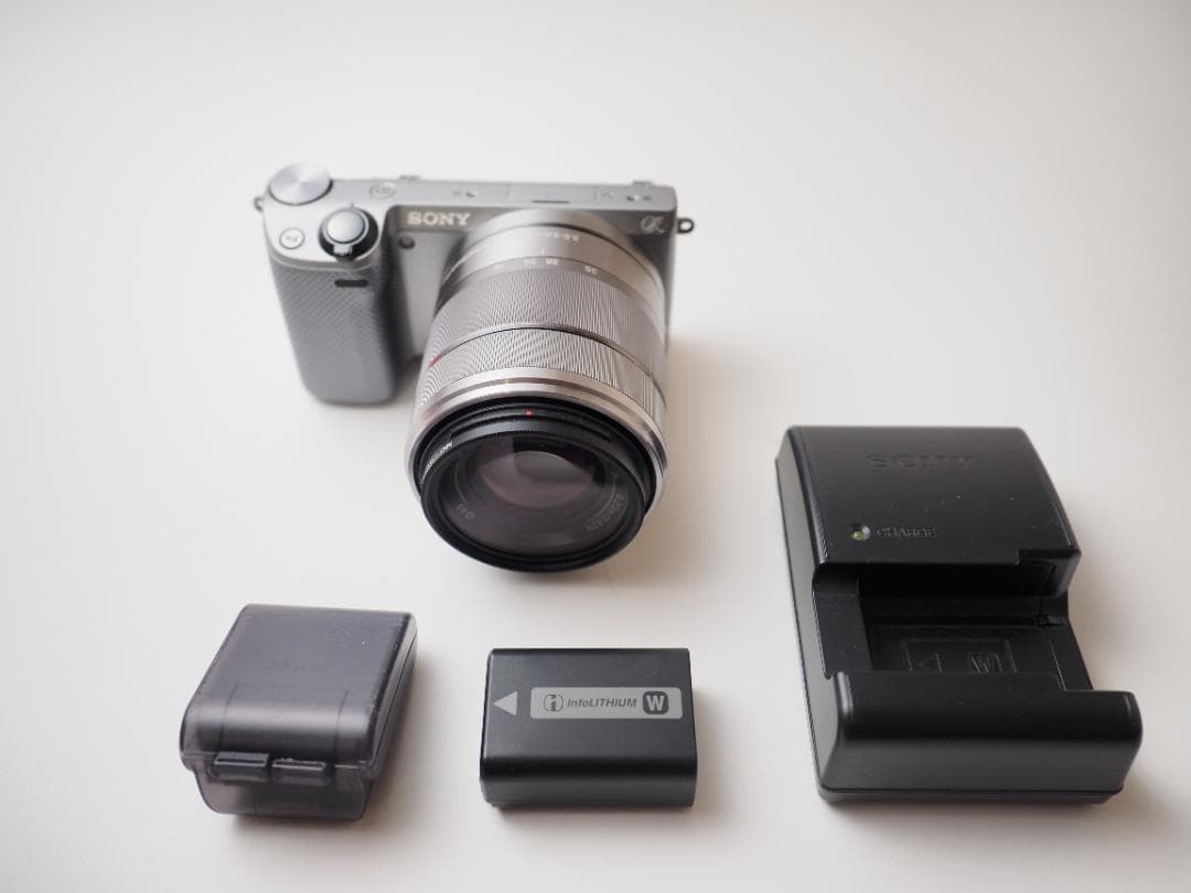 SONY NEX-5r レンズキット ミラーレスカメラ シルバー