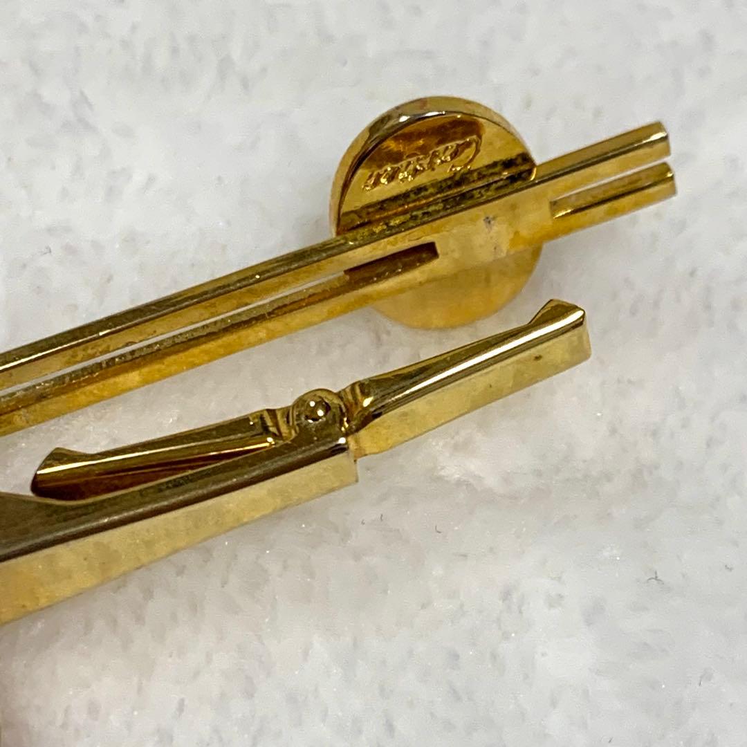 希少 Vintage Cartier カルティエ 2C ロゴ カフス タイピン