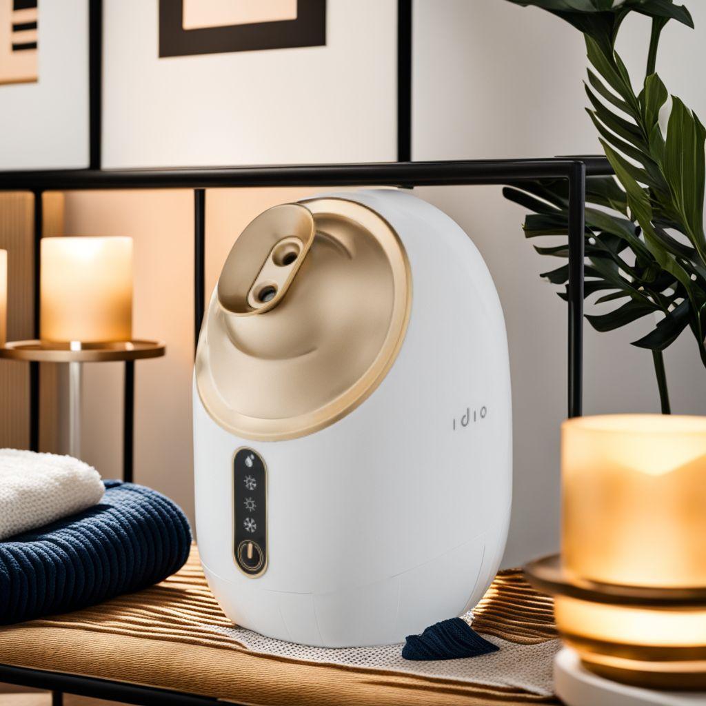 美容 フェイススチーマー スチーマー 温冷 保湿 濃密ナノミスト