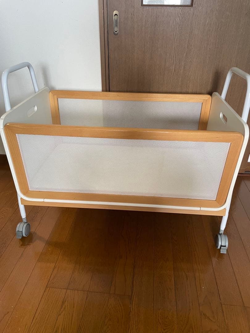リリワゴン 折りたたみ式 木製フレーム キャスター付き 収納ワゴン