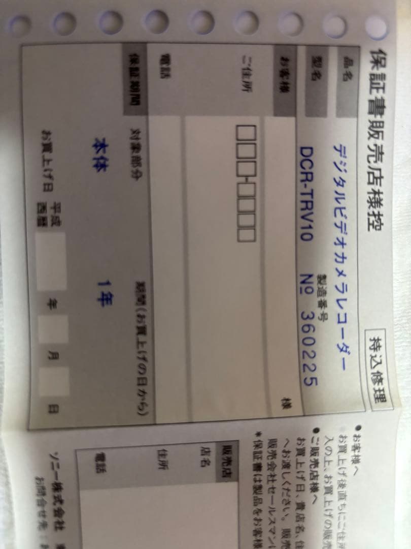 SONY DCR-TRV22 ビデオカメラレコーダー録画再生可動確認済み