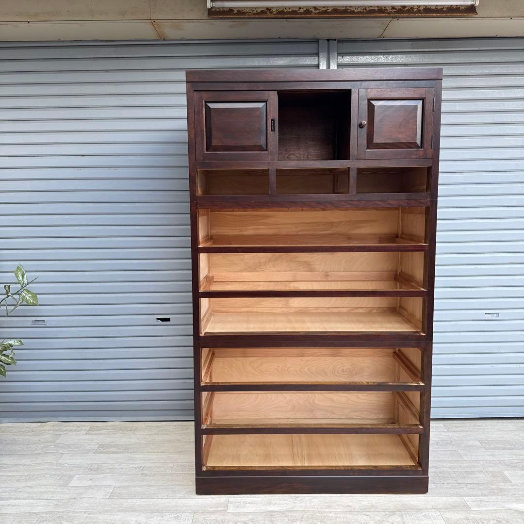 5*s様 松本民芸家具 D型和タンスⅡ ミズメザクラ無垢材 三段分割 チェスト