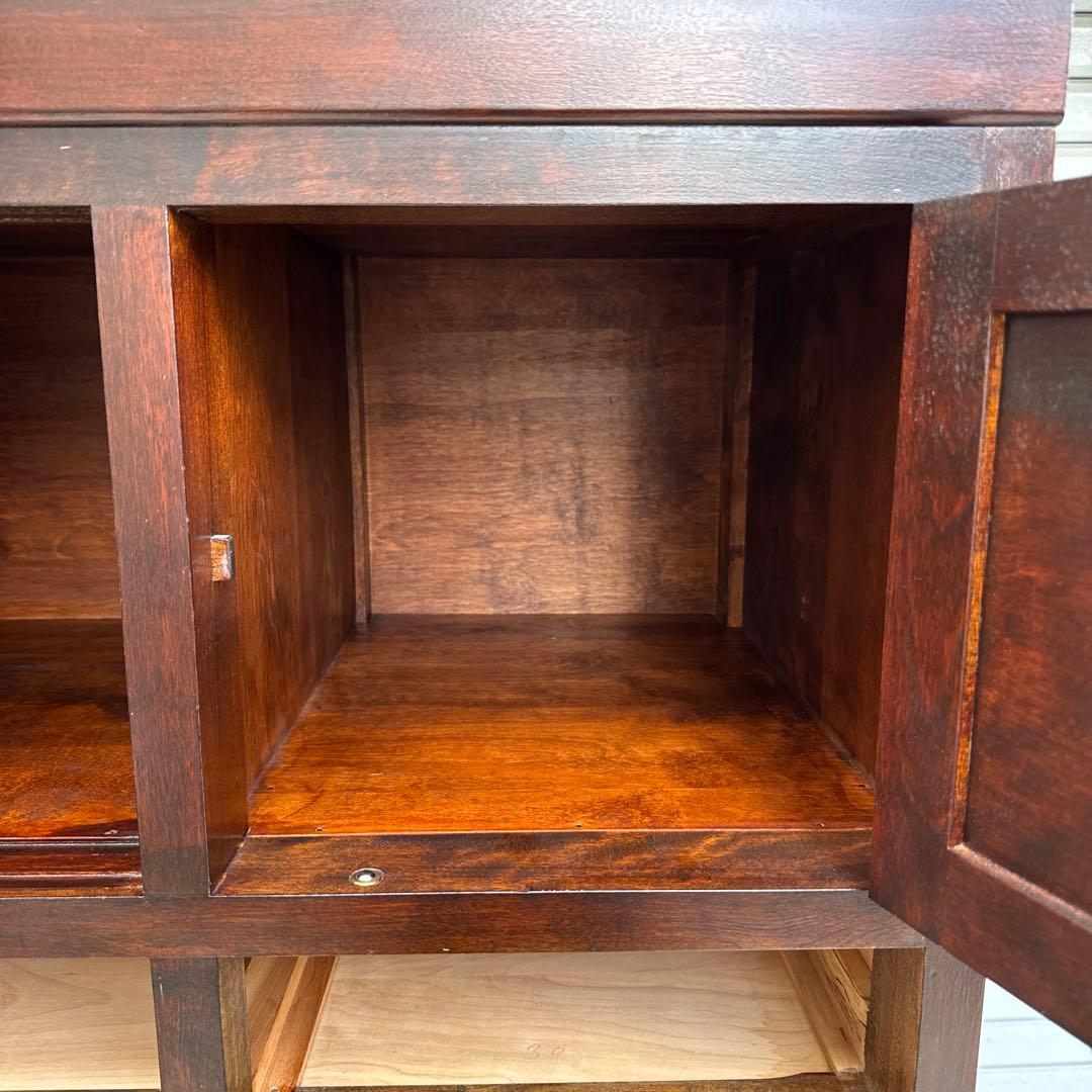 5*s様 松本民芸家具 D型和タンスⅡ ミズメザクラ無垢材 三段分割 チェスト