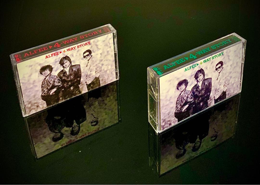 カセットテープ ALFEE 4-WAY STORY 2巻セット「美品、入手困難」