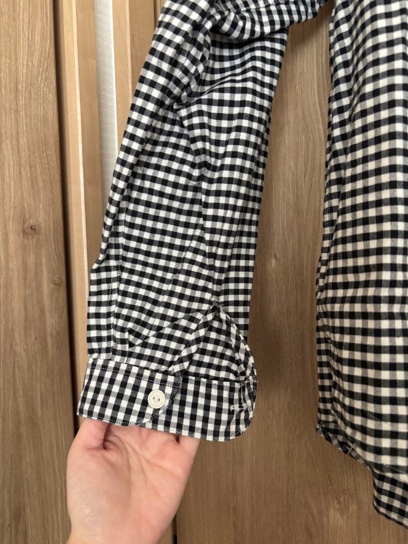 ⭐︎ふくろう　DANTON ギンガムチェック 長袖シャツ
