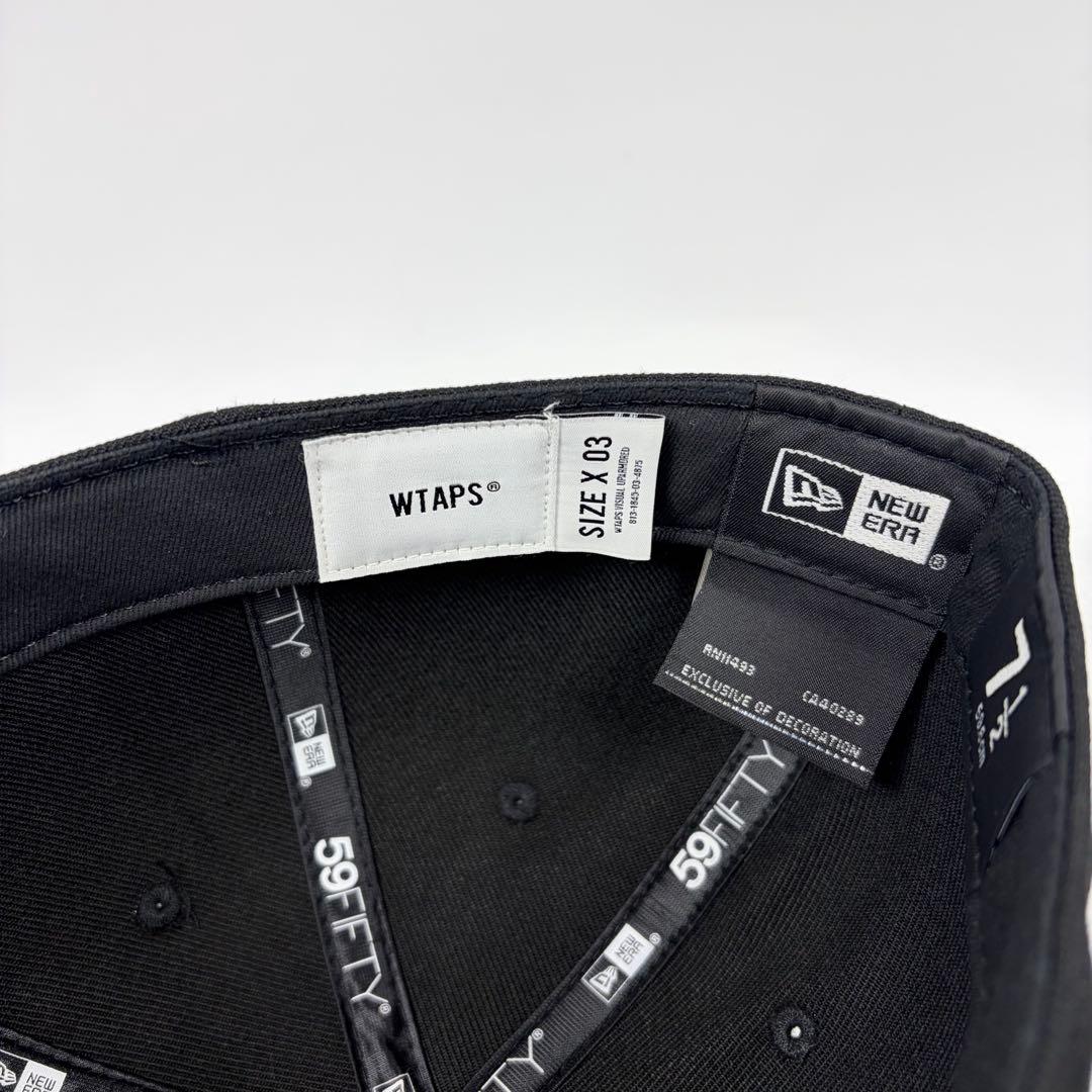 【極美品】WTAPS ダブルタップスニューエラ59FIFTY ブラック