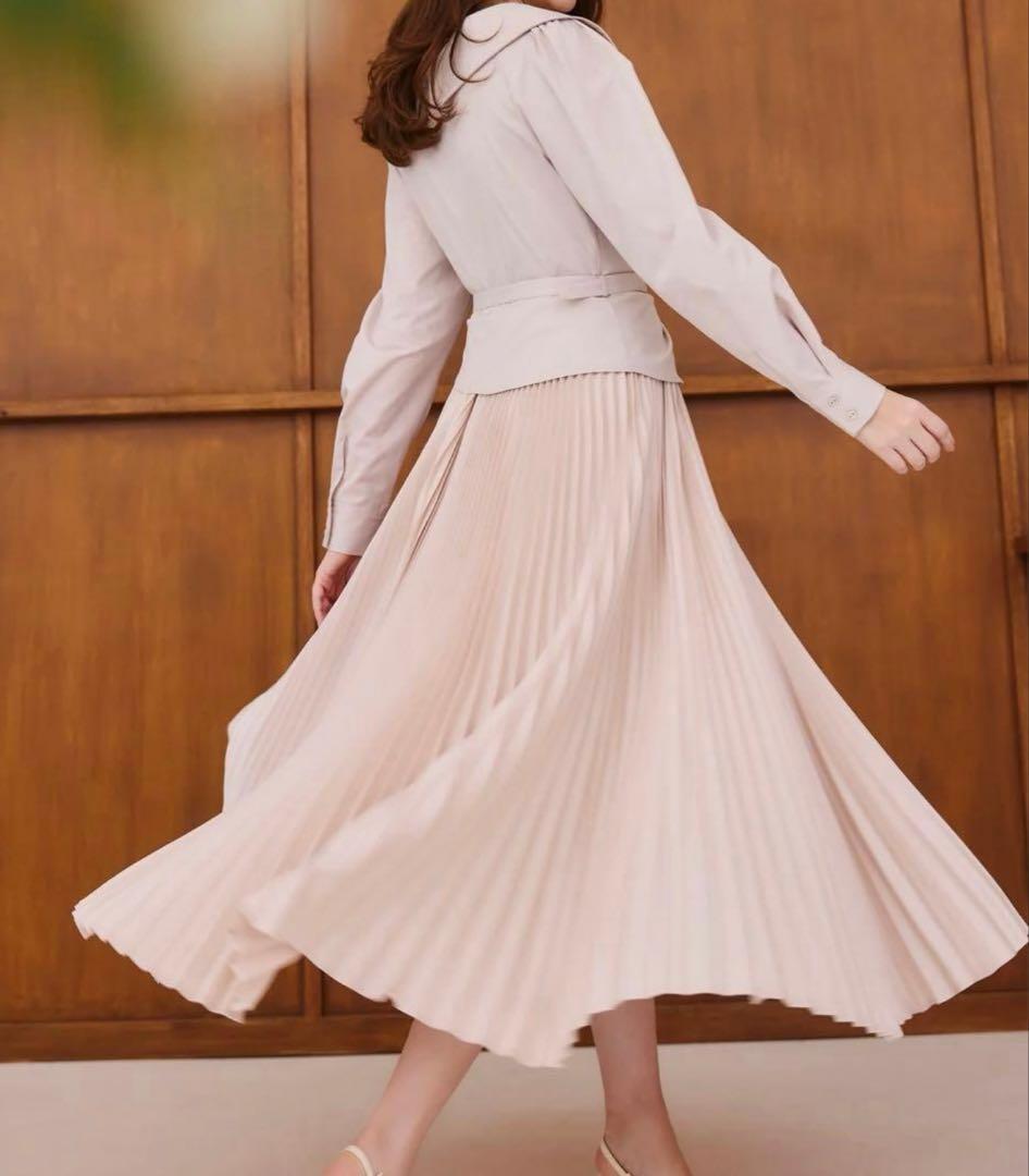 herlipto カシュクールシャツワンピース