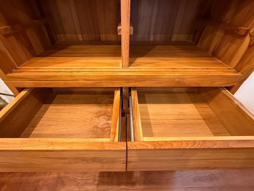 unico ウニコ カップボード 食器棚 天然木 廃番 おしゃれ