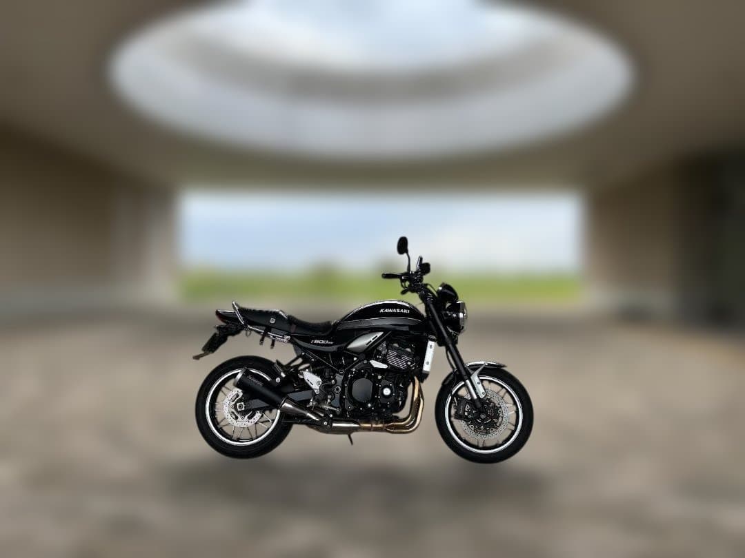 Z900RSアクラポビッチ スリップオンマフラー チタン ブラック JMCA対応