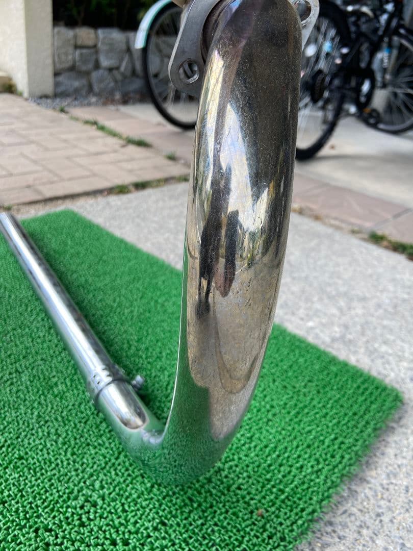 MOTOT ROCK　SR400/500用オールドスタイル手曲げマフラークローム