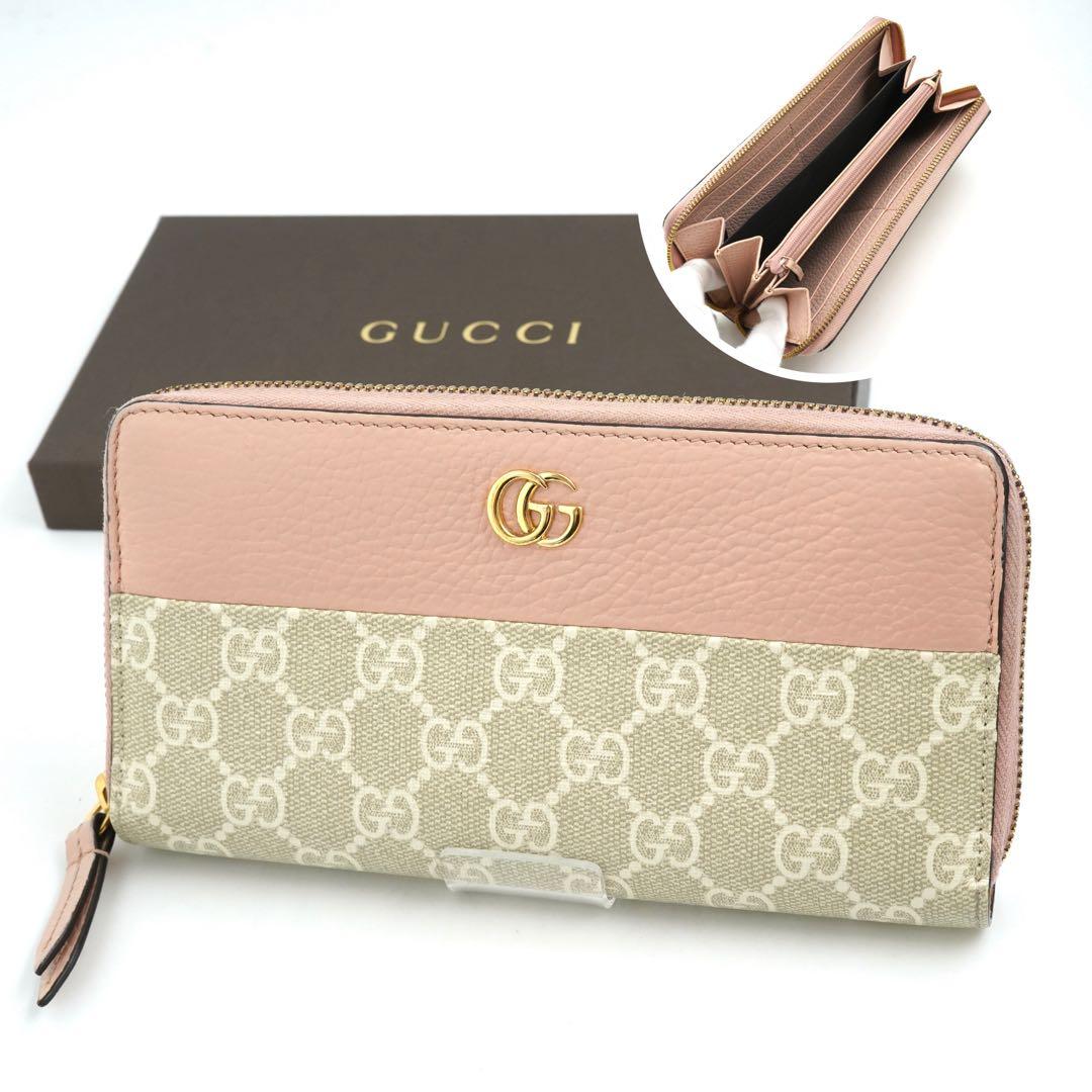 ✨未使用展示品✨　GUCCI 長財布　マーモント　インターロッキング　GGロゴ