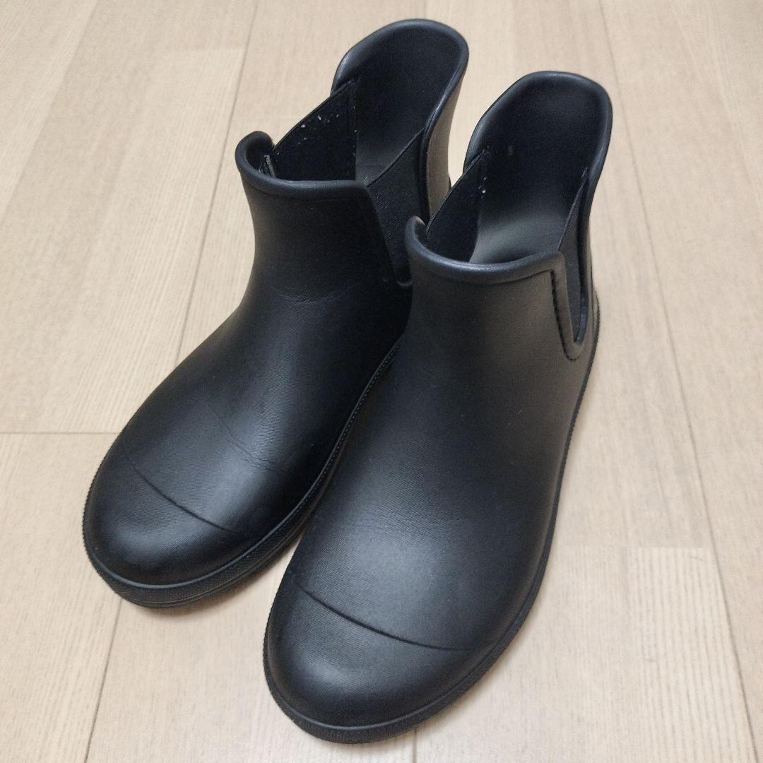 ダンスコ　dansko ブラックショートブーツ 合成ゴム製 レインブーツ　38