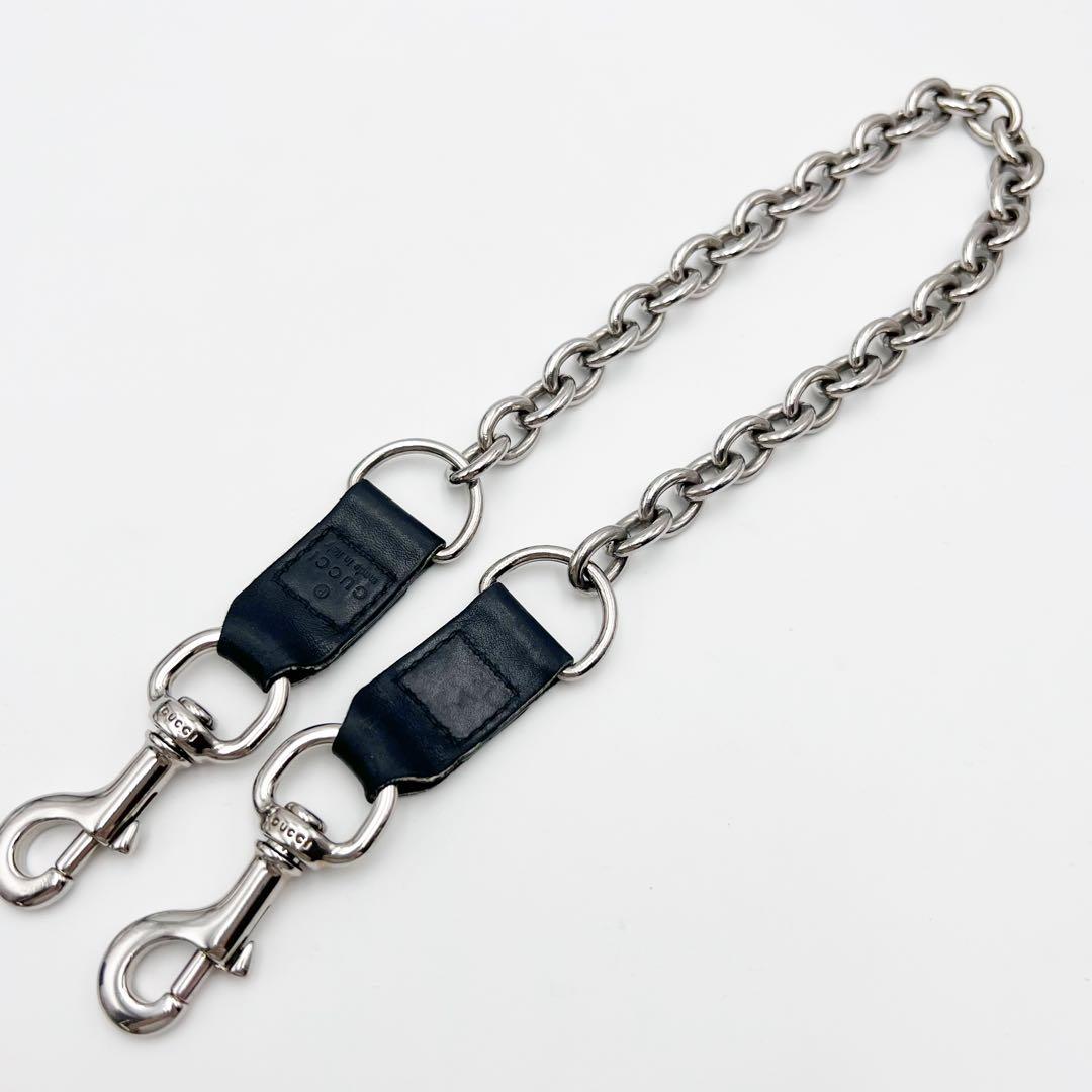 ✨美品✨GUCCI グッチ　ウォレットチェーン レザー