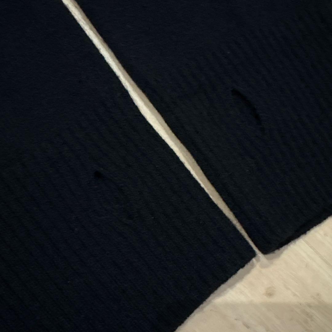 パーリーゲイツ☆カシミヤ混ニット フード付きニット パーカーニット ニコちゃん