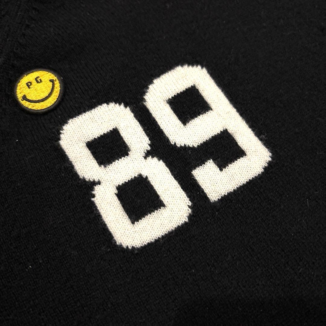 パーリーゲイツ☆カシミヤ混ニット フード付きニット パーカーニット ニコちゃん