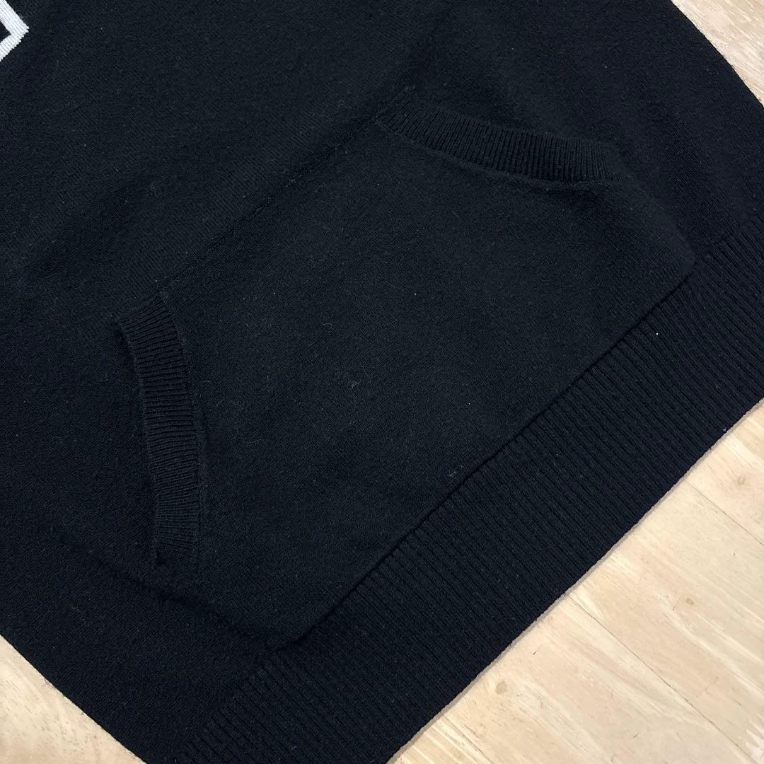 パーリーゲイツ☆カシミヤ混ニット フード付きニット パーカーニット ニコちゃん