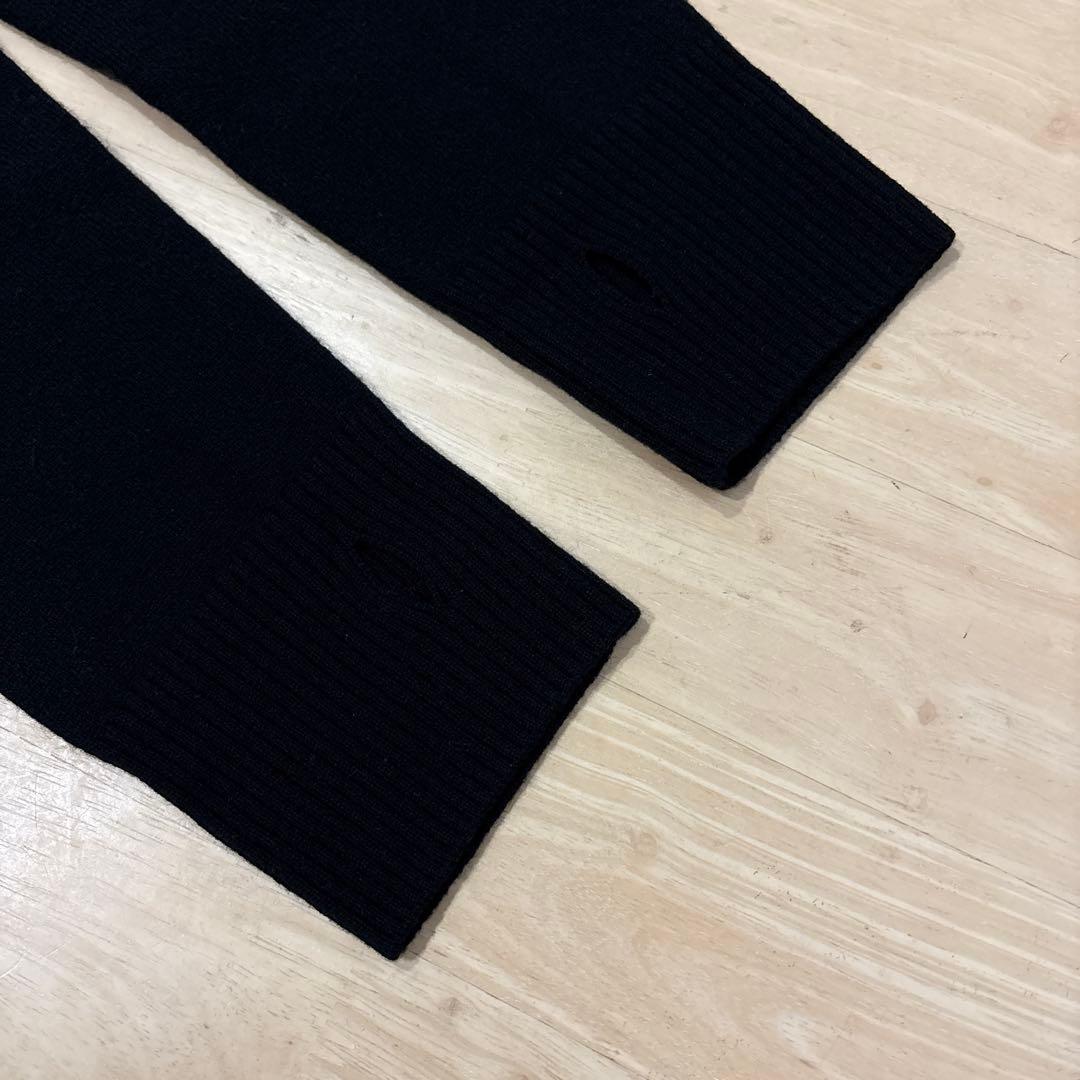 パーリーゲイツ☆カシミヤ混ニット フード付きニット パーカーニット ニコちゃん