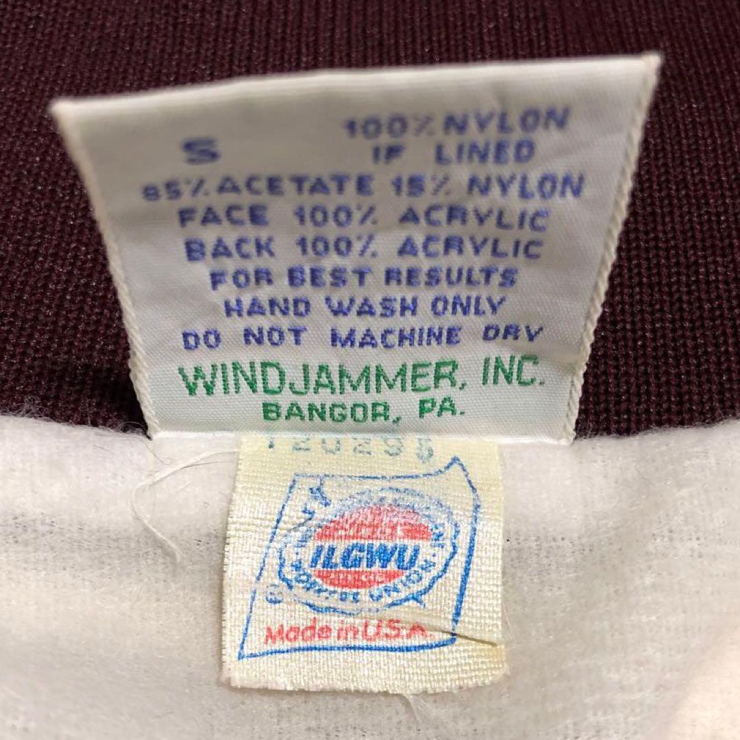 80s Windjammer USA製 Bangor Slaters スタジャン