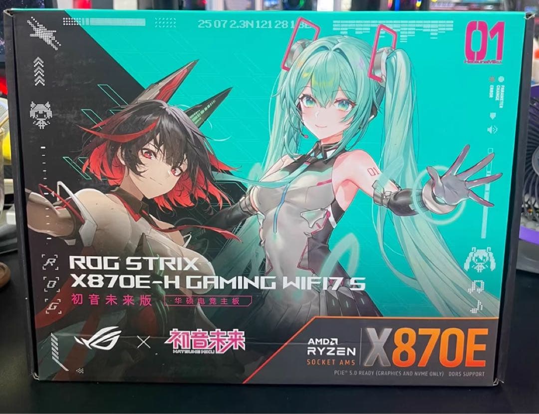 新品未開封品 ASUS ROG X870E-H HATSUNE 初音ミク