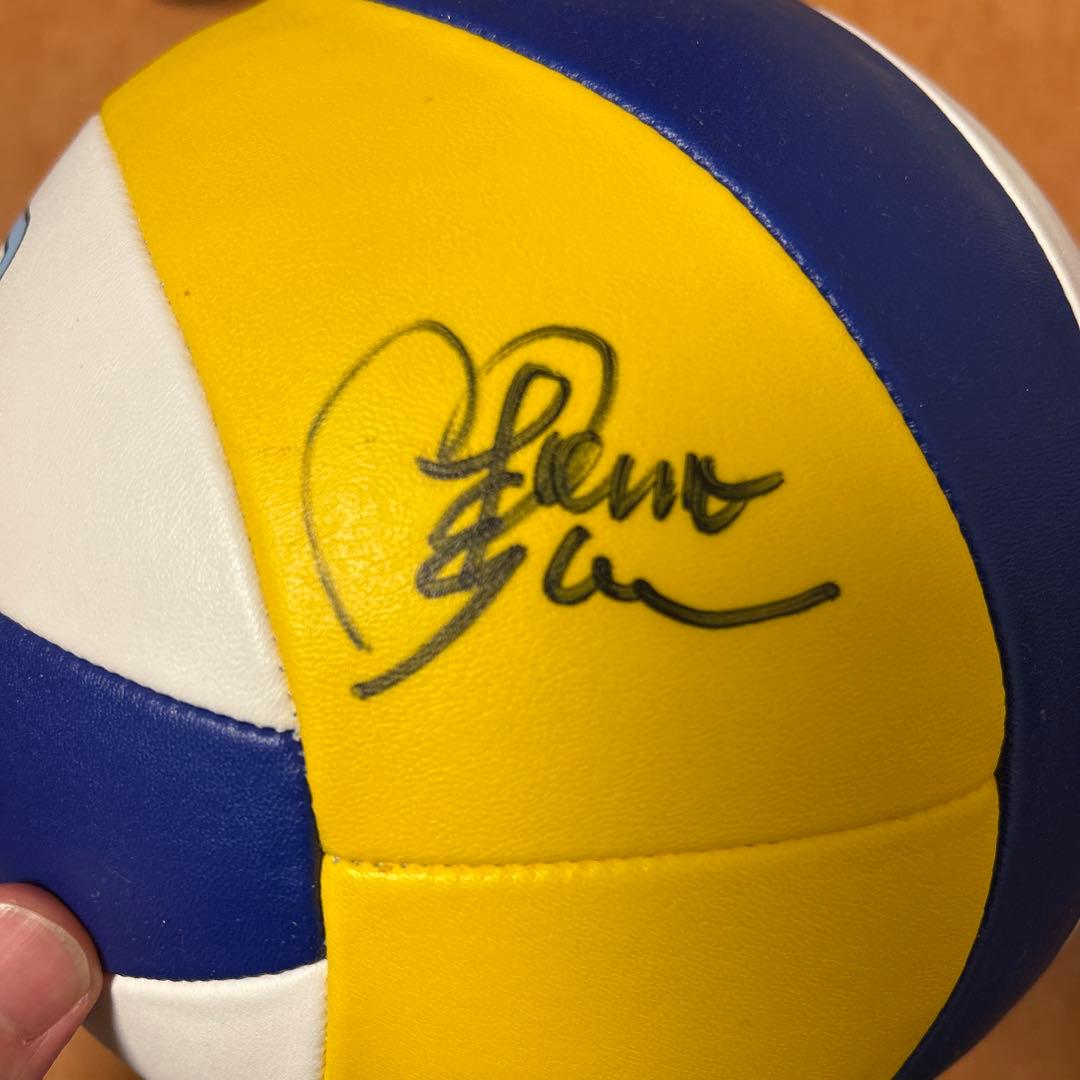 浅尾美和 他2名選手 直筆サイン入り ビーチバレーボール