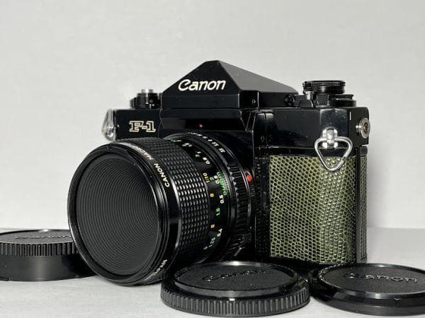 ★美品★キヤノン CANON F-1 前期型？ ラバーグリーン/ レンズキット