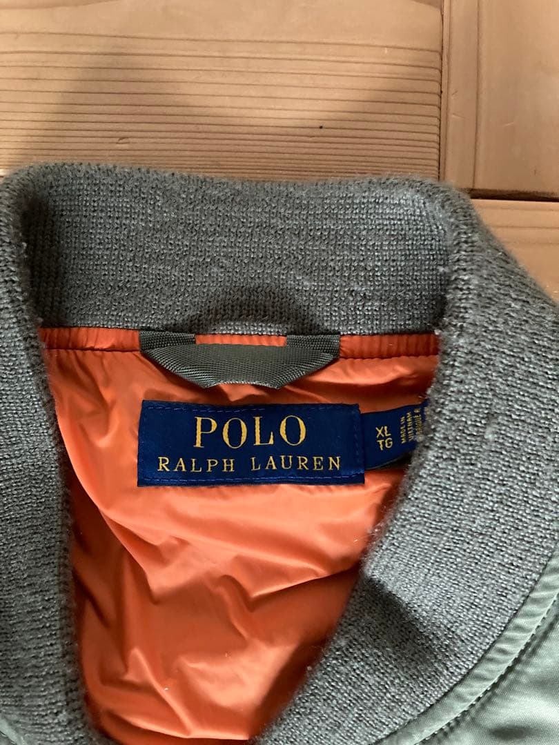 Ralph Lauren ラルフ XL ma-1 ミリタリー ジャケット 古着