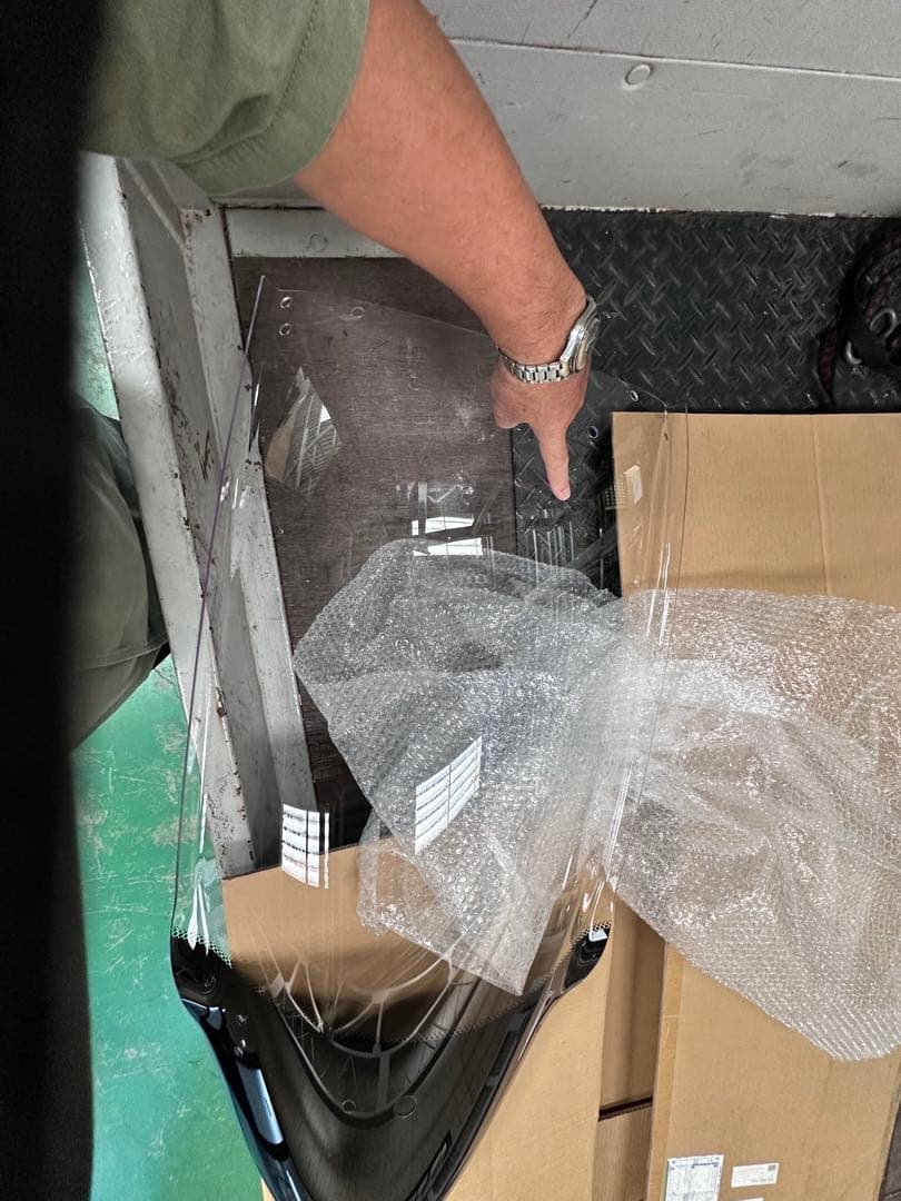 帝都産業ヤマハトリシティー用ルーフキットのスクリーン傷あり★スクリーンの販売です