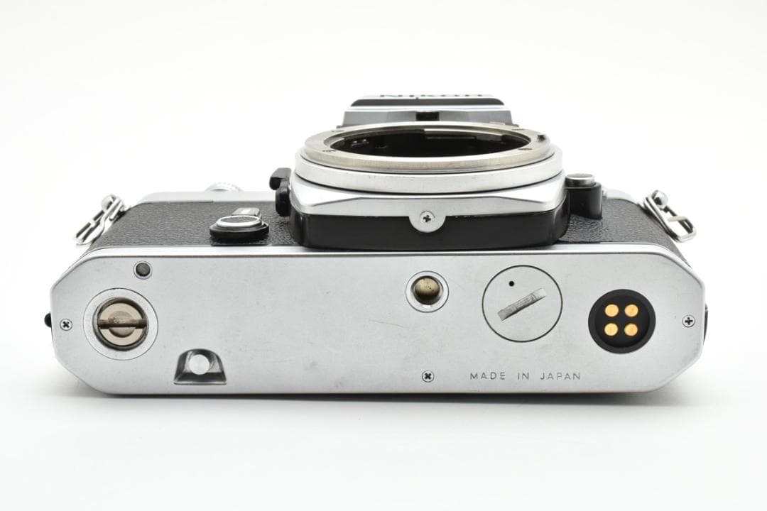 良品 NIKON FM シルバー フィルムカメラ モルト新品交換済 H041