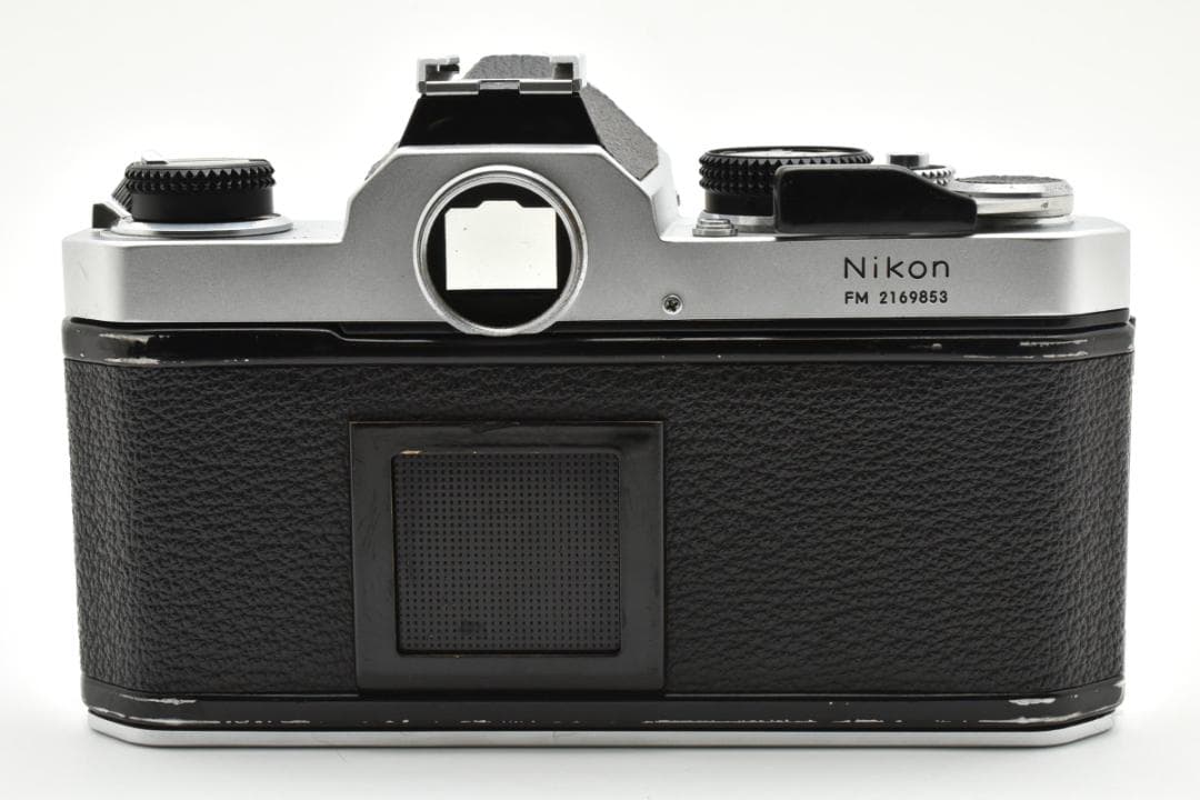 良品 NIKON FM シルバー フィルムカメラ モルト新品交換済 H041