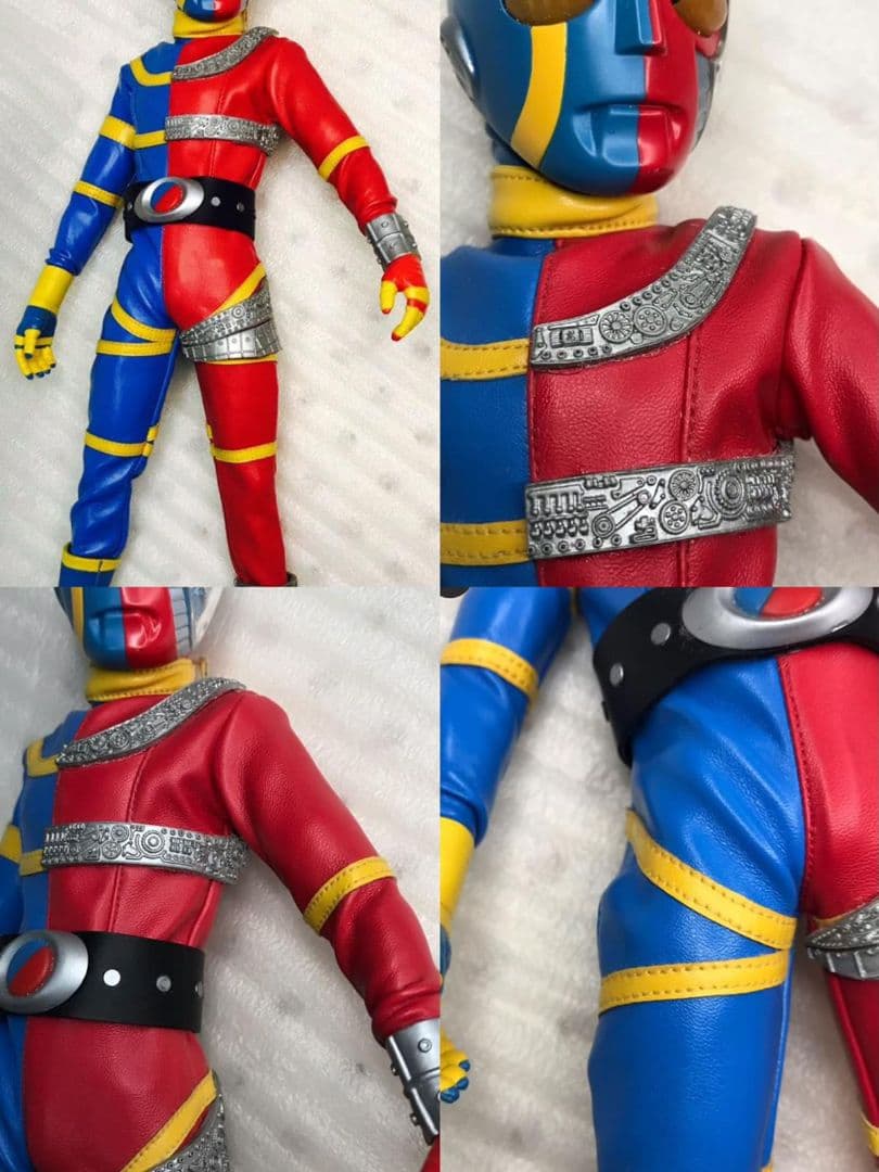 超高精密 ＲＡＨ人造人間キカイダー 1/6 用 自作着せ替え合皮スーツ