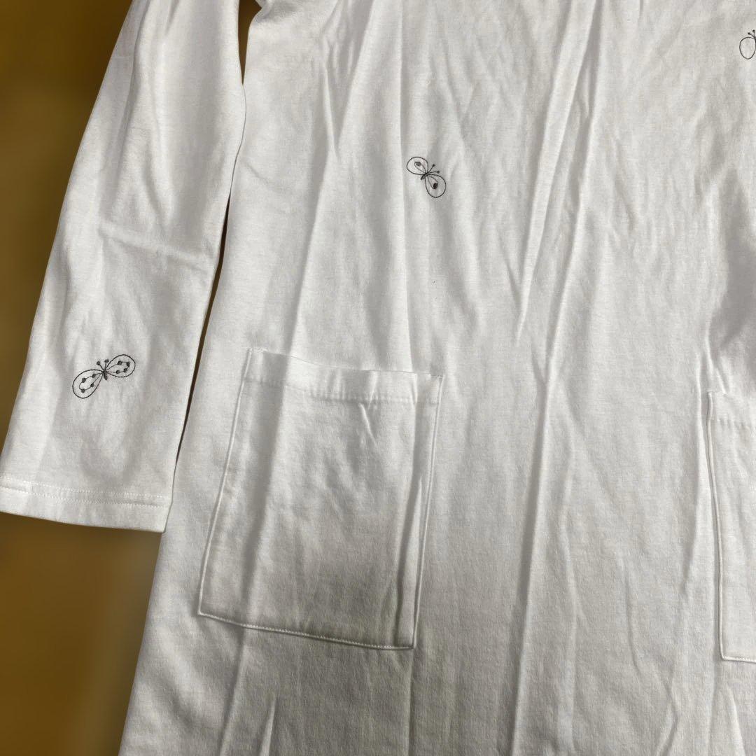 ミナ ペルホネン 白 長袖 ロングワンピースす❣️お値段交渉可‼️