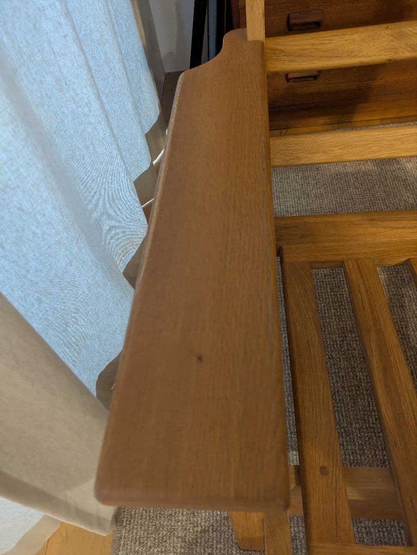 北欧風ラウンジチェア　無垢材オイル仕上げ