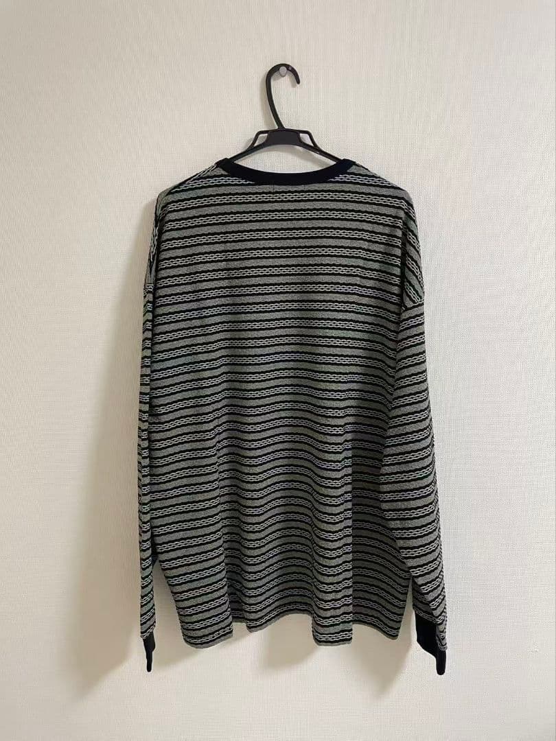 トップス COOTIE PRODUCTIONS Jacquard Border L/S