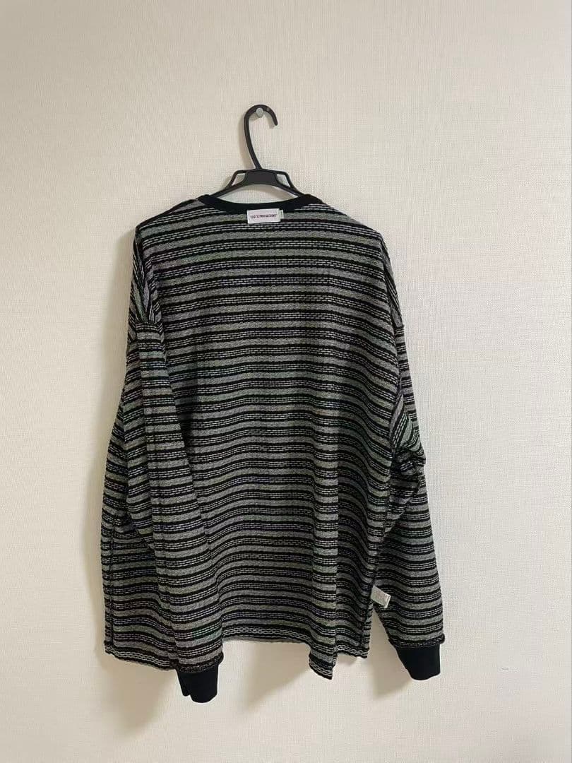 トップス COOTIE PRODUCTIONS Jacquard Border L/S